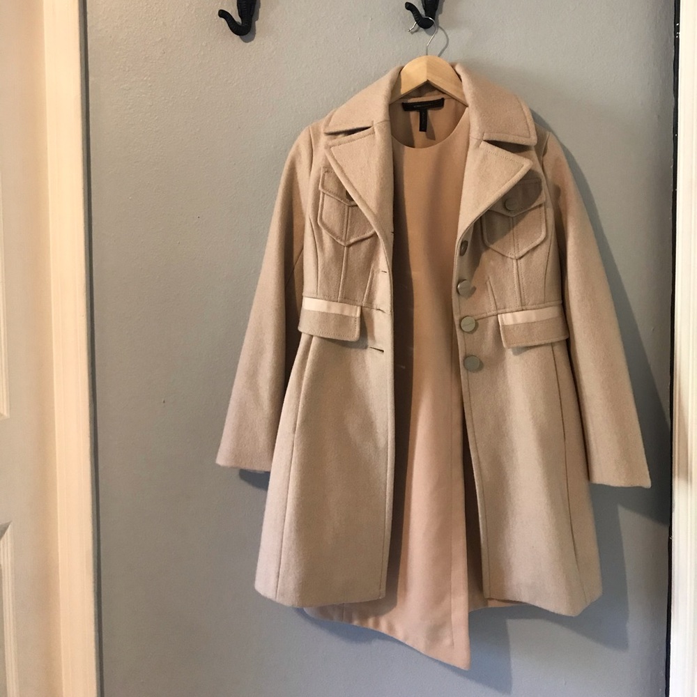 NWOT Kenneth Cole NY Camel Military Trench Coat
